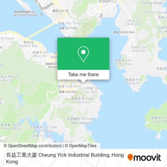 長益工業大廈 Cheung Yick Industrial Building map