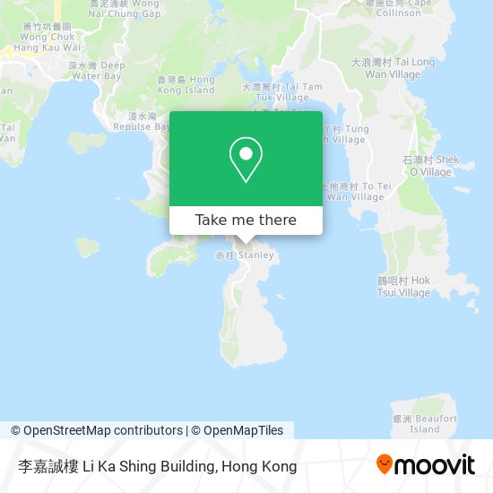 李嘉誠樓 Li Ka Shing Building map