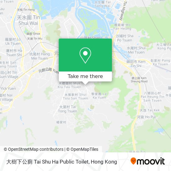 大樹下公廁 Tai Shu Ha Public Toilet地圖