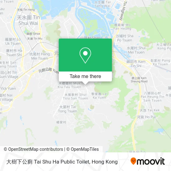 大樹下公廁 Tai Shu Ha Public Toilet map