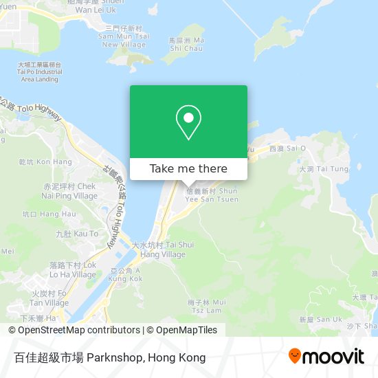 百佳超級市場 Parknshop map