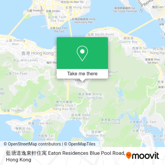 藍塘道逸東軒住寓 Eaton Residences Blue Pool Road地圖