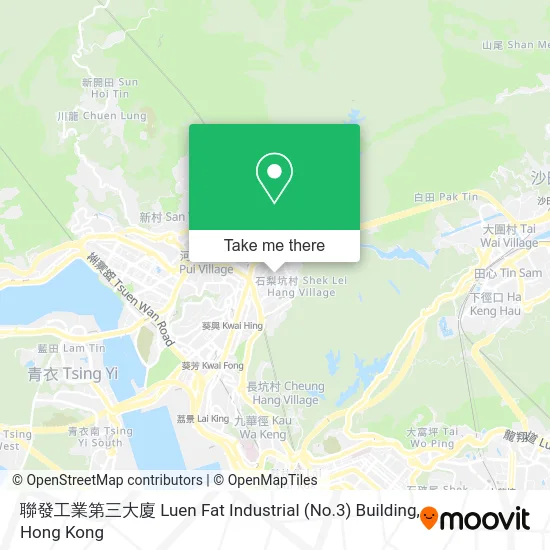 聯發工業第三大廈 Luen Fat Industrial (No.3) Building map