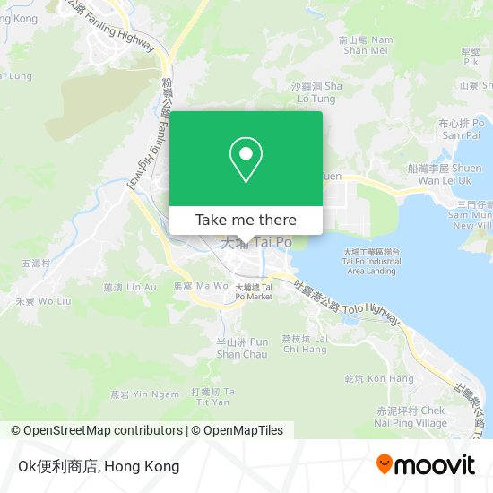 Ok便利商店 map