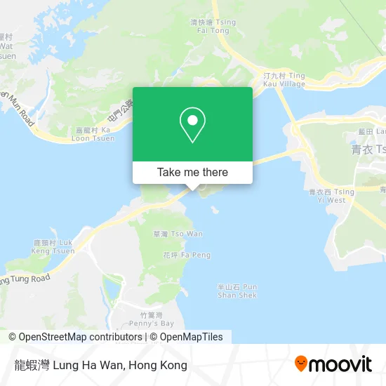 龍蝦灣 Lung Ha Wan map