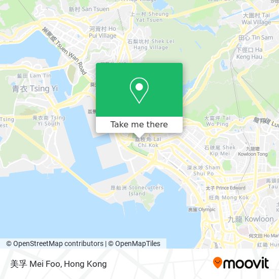 美孚 Mei Foo map