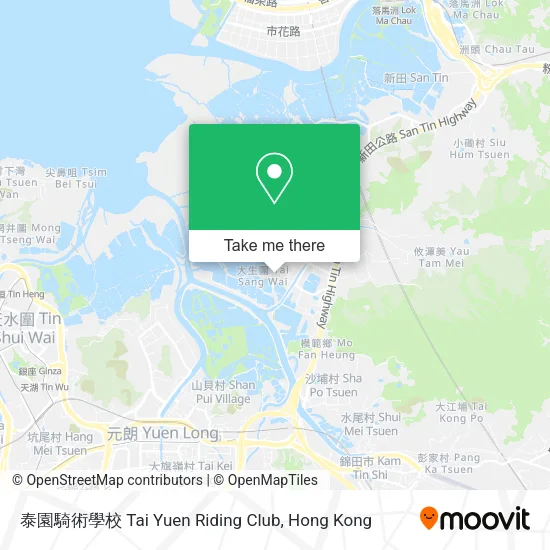 泰園騎術學校 Tai Yuen Riding Club地圖
