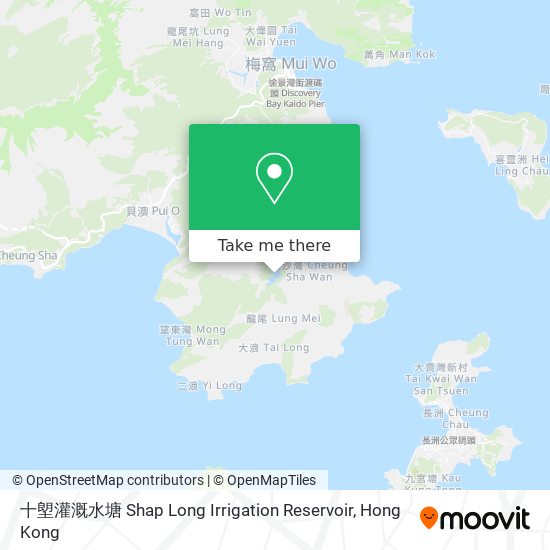 十塱灌溉水塘 Shap Long Irrigation Reservoir map