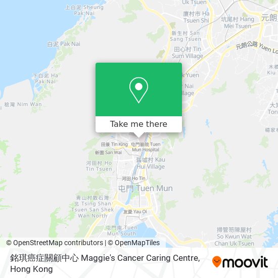 銘琪癌症關顧中心 Maggie's Cancer Caring Centre map