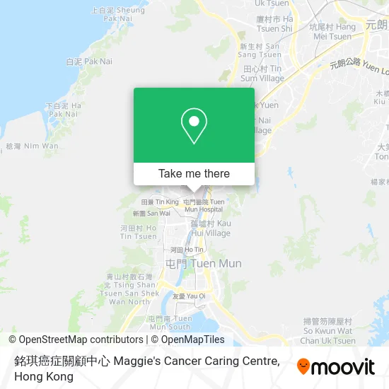 銘琪癌症關顧中心 Maggie's Cancer Caring Centre map