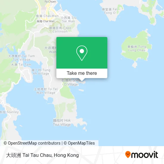 大頭洲 Tai Tau Chau map