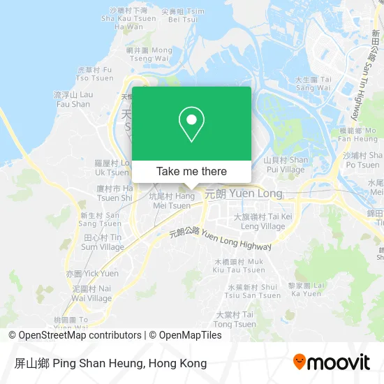 屏山鄉 Ping Shan Heung map