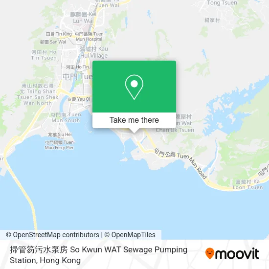 掃管笏污水泵房 So Kwun WAT Sewage Pumping Station地圖