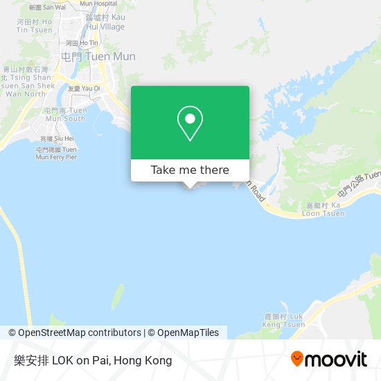 樂安排 LOK on Pai map