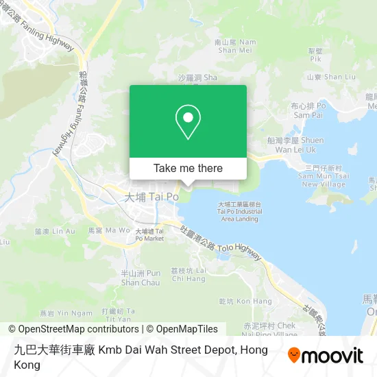 九巴大華街車廠 Kmb Dai Wah Street Depot map