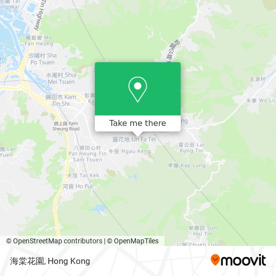 海棠花園地圖