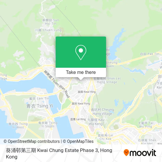 葵涌邨第三期 Kwai Chung Estate Phase 3 map