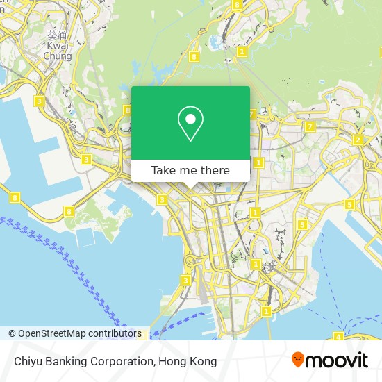 Chiyu Banking Corporation map