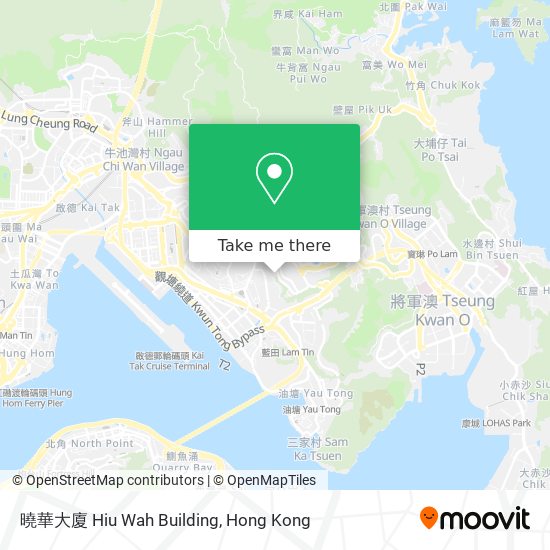 曉華大廈 Hiu Wah Building map