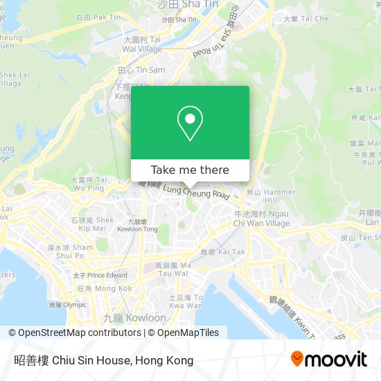 昭善樓 Chiu Sin House map