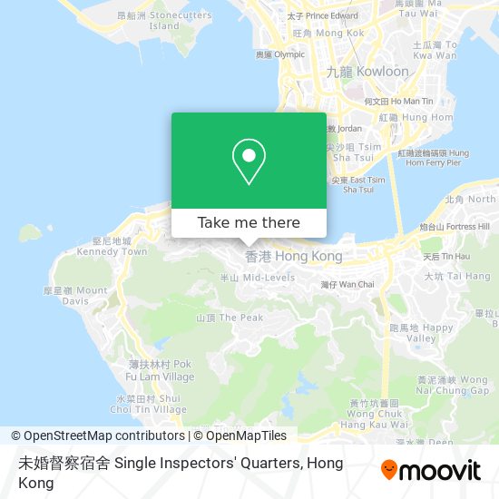 未婚督察宿舍 Single Inspectors' Quarters map