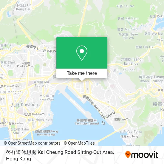 啓祥道休憩處 Kai Cheung Road Sitting-Out Area map