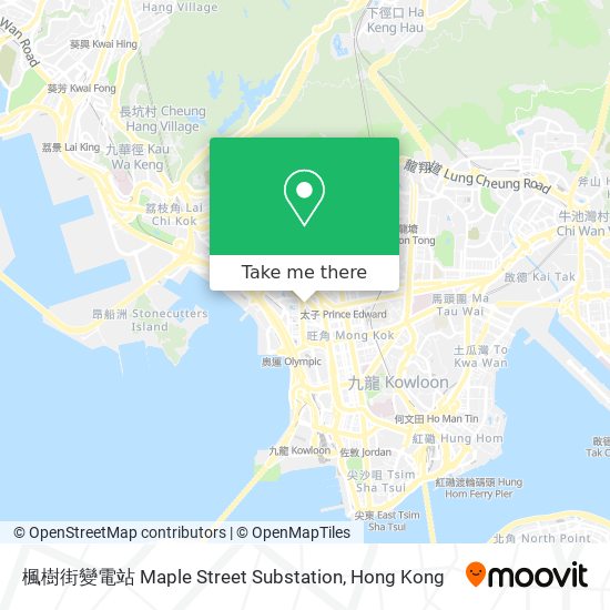 楓樹街變電站 Maple Street Substation map