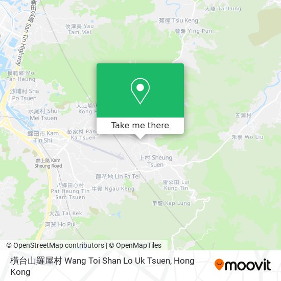 橫台山羅屋村 Wang Toi Shan Lo Uk Tsuen map