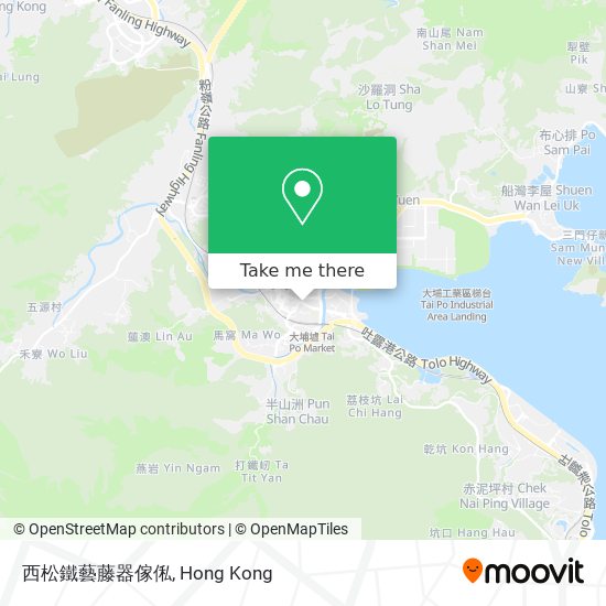 西松鐵藝藤器傢俬 map