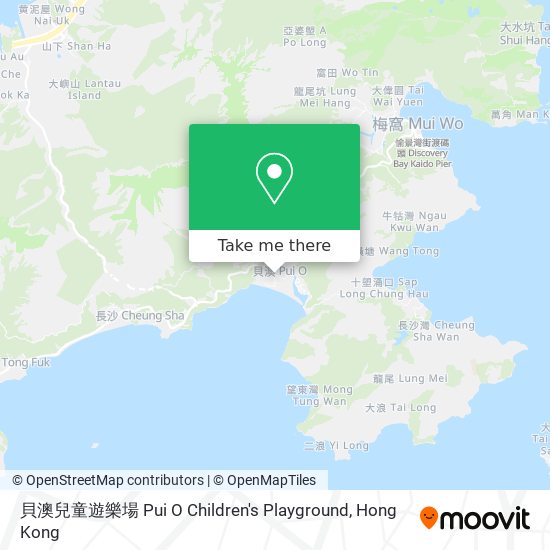 貝澳兒童遊樂場 Pui O Children's Playground地圖