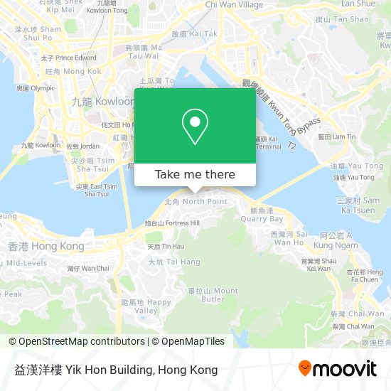 益漢洋樓 Yik Hon Building map