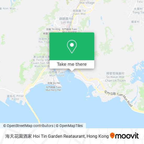 海天花園酒家 Hoi Tin Garden Reataurant map