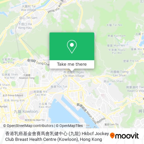 香港乳癌基金會賽馬會乳健中心 (九龍) Hkbcf Jockey Club Breast Health Centre (Kowloon) map