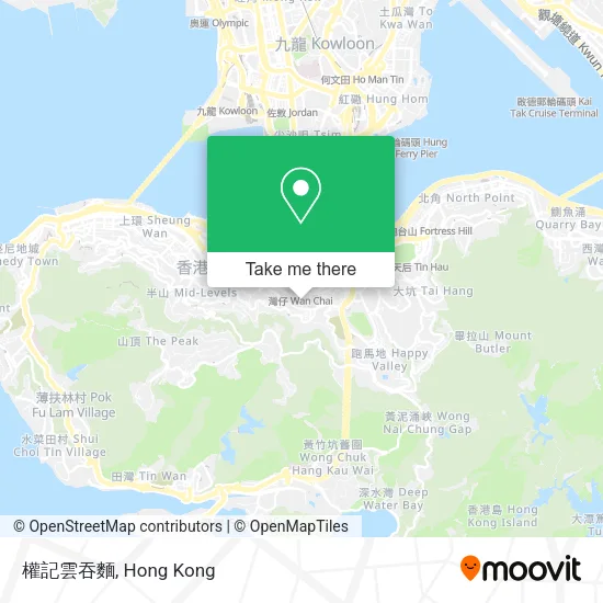權記雲吞麵地圖