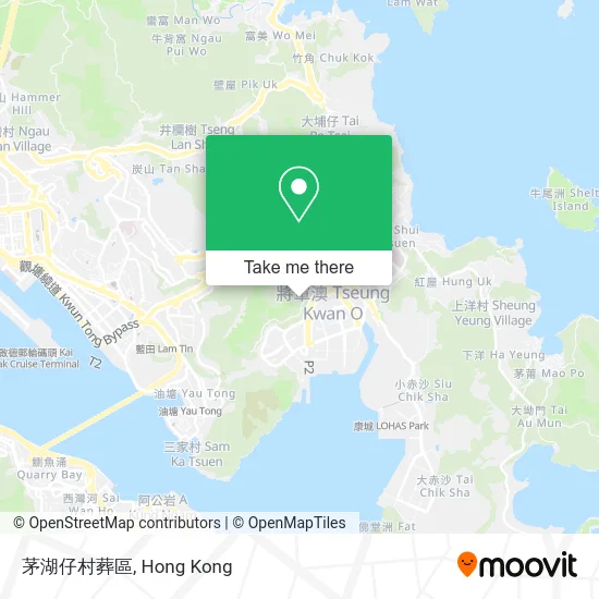 茅湖仔村葬區 map