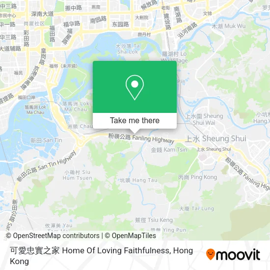 可愛忠實之家 Home Of Loving Faithfulness map