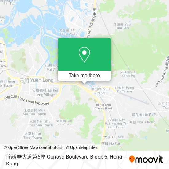 珍諾華大道第6座 Genova Boulevard Block 6地圖