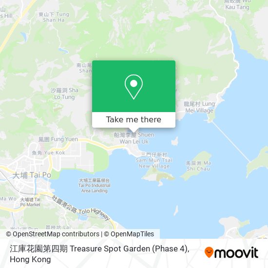 江庫花園第四期 Treasure Spot Garden (Phase 4)地圖