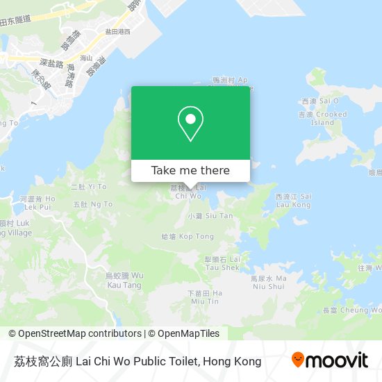 荔枝窩公廁 Lai Chi Wo Public Toilet地圖