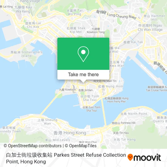白加士街垃圾收集站 Parkes Street Refuse Collection Point地圖