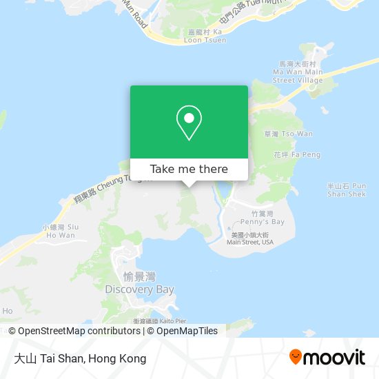 大山 Tai Shan地圖