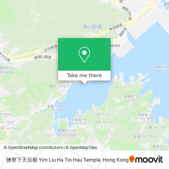 鹽寮下天后廟 Yim Liu Ha Tin Hau Temple map