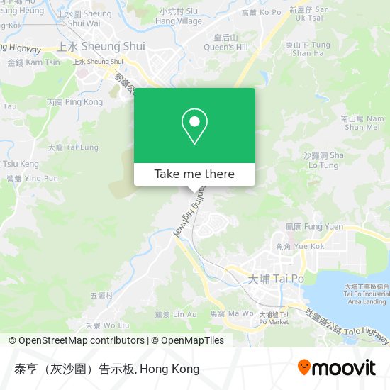 泰亨（灰沙圍）告示板 map