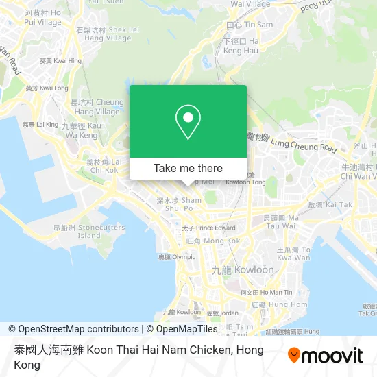 泰國人海南雞 Koon Thai Hai Nam Chicken map