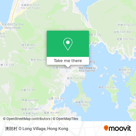 澳朗村 O Long Village map