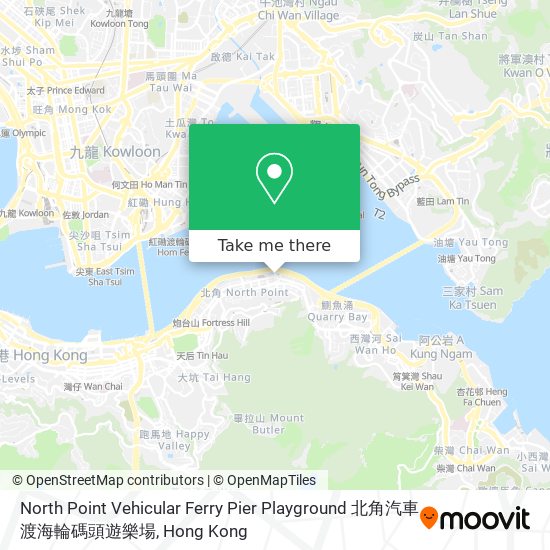 North Point Vehicular Ferry Pier Playground 北角汽車渡海輪碼頭遊樂場 map