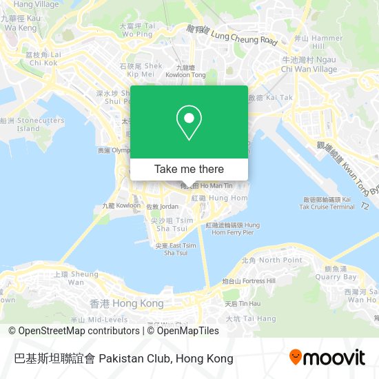 巴基斯坦聯誼會 Pakistan Club地圖