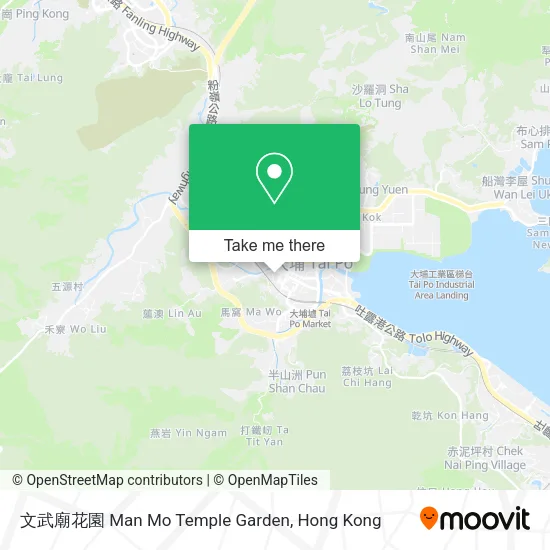 文武廟花園 Man Mo Temple Garden地圖