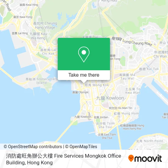 消防處旺角辦公大樓 Fire Services Mongkok Office Building地圖
