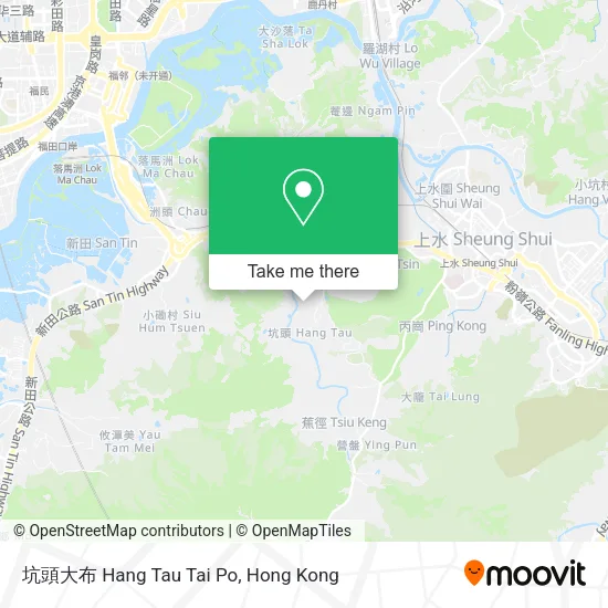 坑頭大布 Hang Tau Tai Po地圖